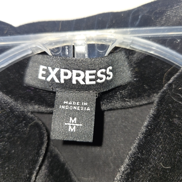 Express Women's Velveteen Sleeveless Shells - Navy, Gray, and Black - Picture 5 of 12